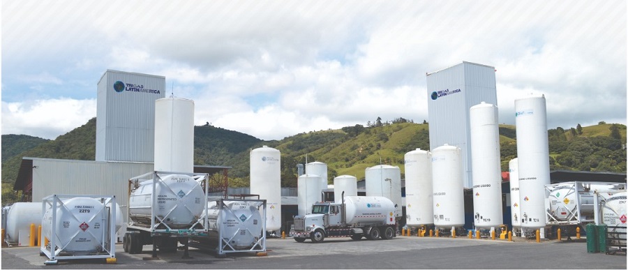  Trigas inaugura moderna planta de producción en Costa Rica
