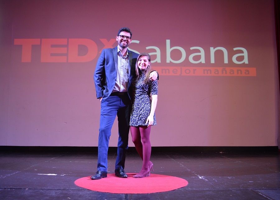 Pedro Gonzalez y Jessica Perez - Organizadores TEDx Sabana