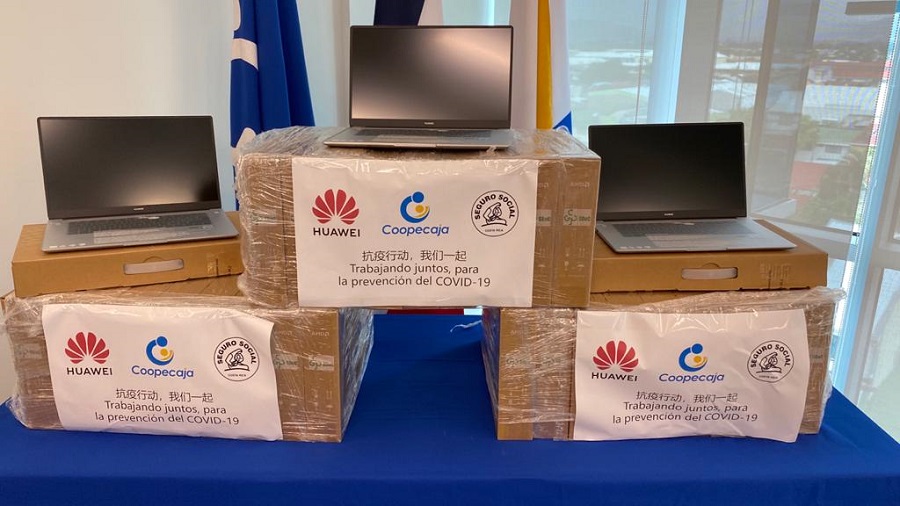 Coopecaja y Huawei donan equipos de cómputo para que pacientes no pierdan contacto con sus familiares