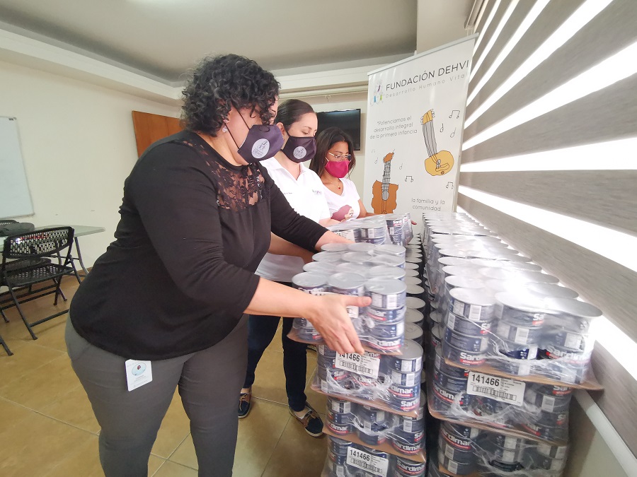 Sardimar donó 4.800 latas a Fundación DEHVI