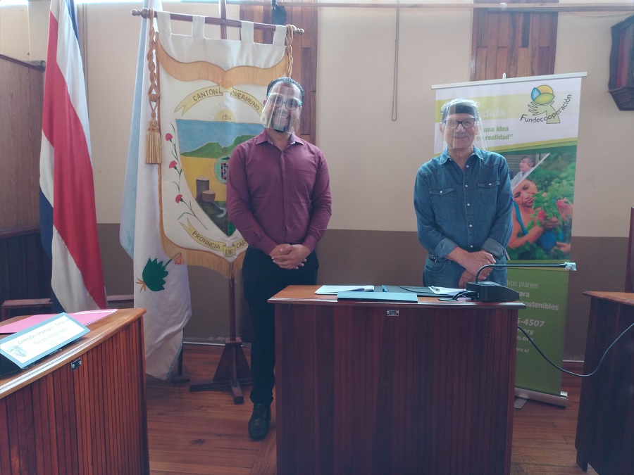 Municipalidad de Oreamuno firmó un convenio con Fundecooperación para el Desarrollo Sostenible