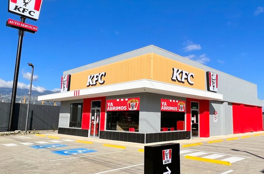  KFC anuncia plan de inversión de ¢5 mil millones en 2023