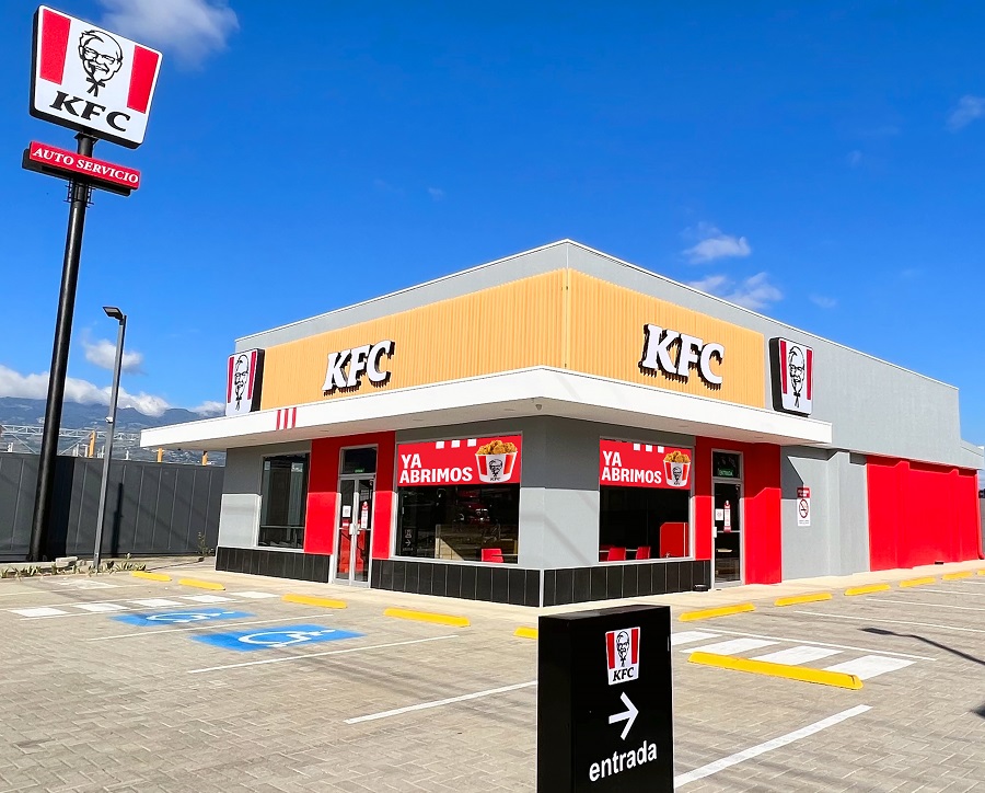 KFC anuncia plan de inversión de ¢5 mil millones en 2023