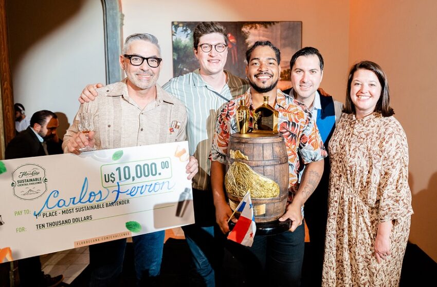  Él es el ganador de la Final Global del Sustainable Cocktail Challenge