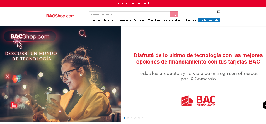  BAC amplía servicios y lanza nueva tienda de e-commerce