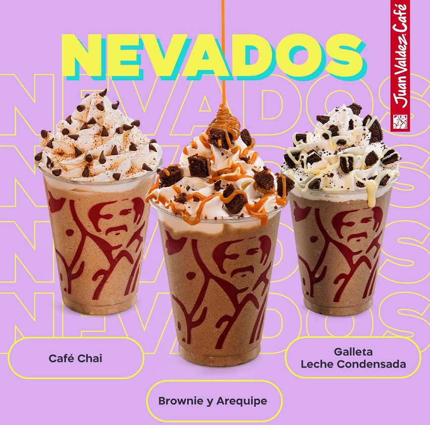 Los nuevos Nevados de Juan Valdez Café tienen la combinación de sabores que prefieren los clientes