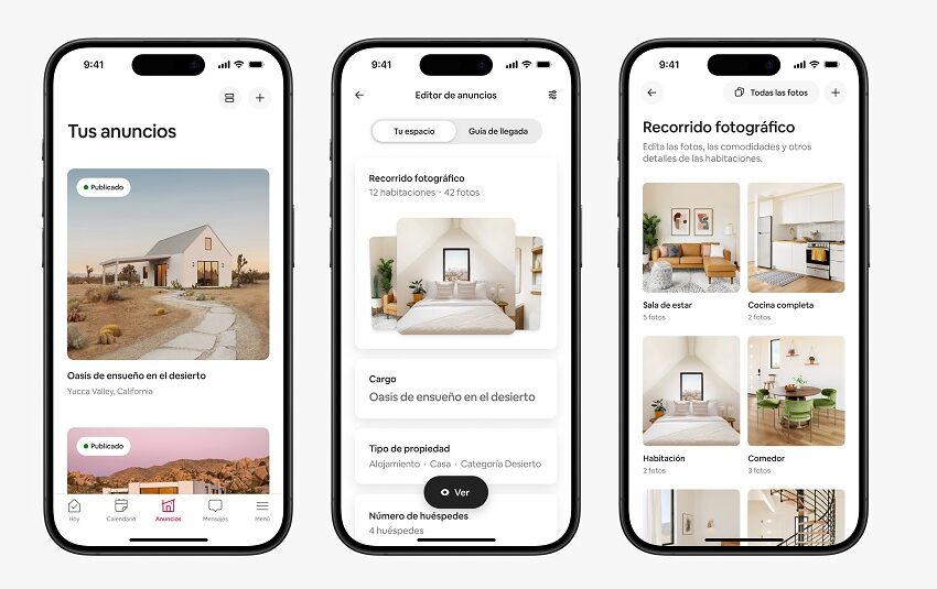  Airbnb presenta funcionalidad Favoritos entre huéspedes