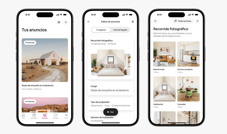 Airbnb presenta funcionalidad Favoritos entre huéspedes