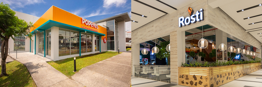 Popeyes, Rosti y el Hotel Holiday Inn Express anuncian nuevas aperturas