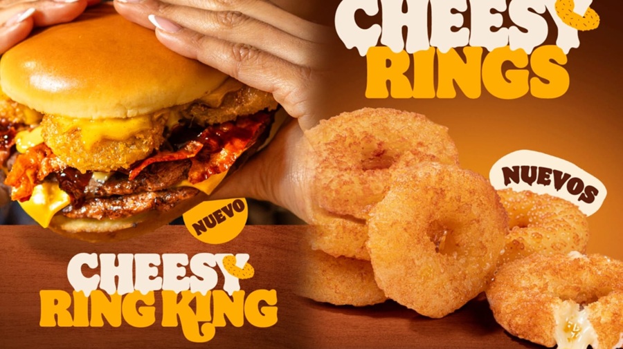 Burger King Costa Rica lanza el nuevo Cheesy Ring King y los Cheesy Rings