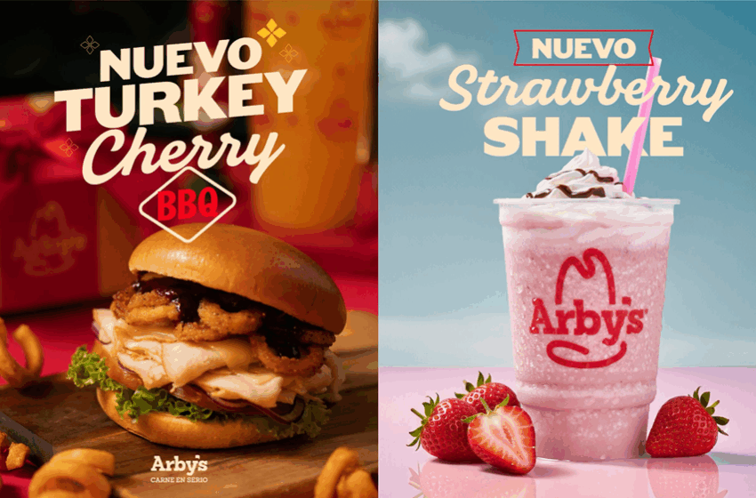  Arby’s lanza dos productos de temporada: Turkey Cherry y Strawberry Shake