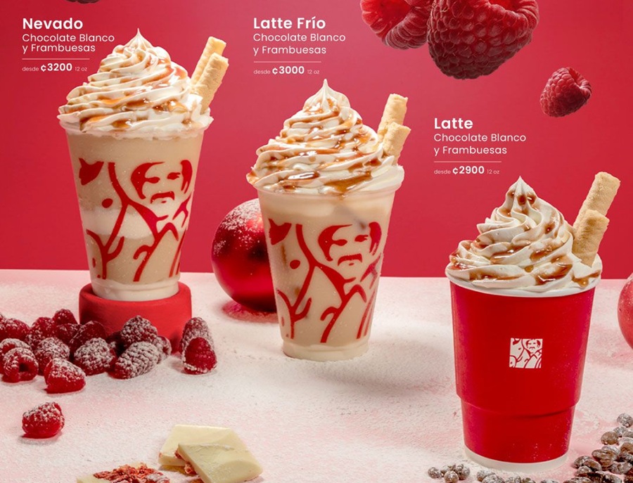 Juan Valdez® introduce sabores navideños en Costa Rica con su edición de frambuesa y chocolate blanco