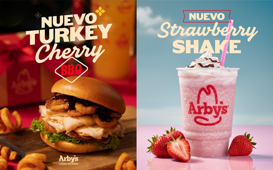 Arby’s lanza dos productos de temporada: Turkey Cherry y Strawberry Shake