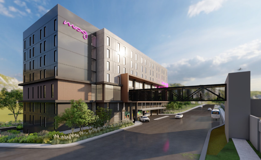 Inician construcción de primer hotel conectado directamente al aeropuerto en el país