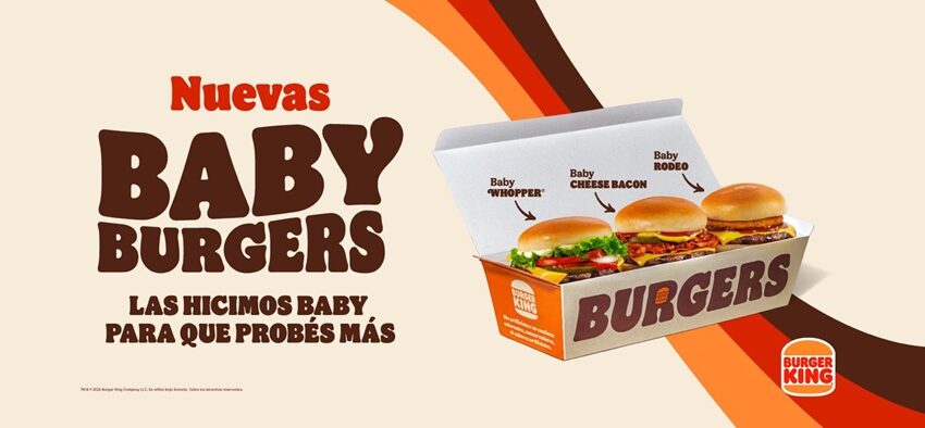  Burger King® lanza las nuevas “Baby Burgers”