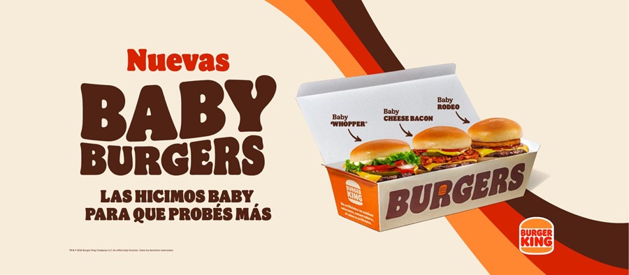 Burger King® lanza las nuevas “Baby Burgers”