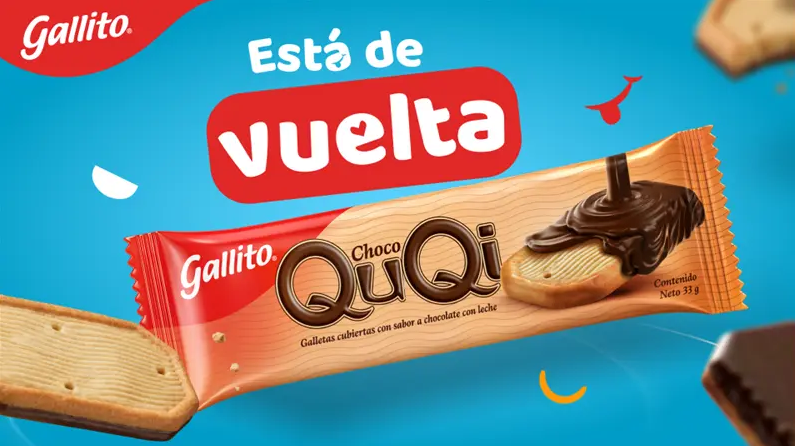 Gallito relanza galleta ChocoQuQi en el país